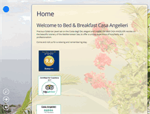 Tablet Screenshot of casaangelieri.com